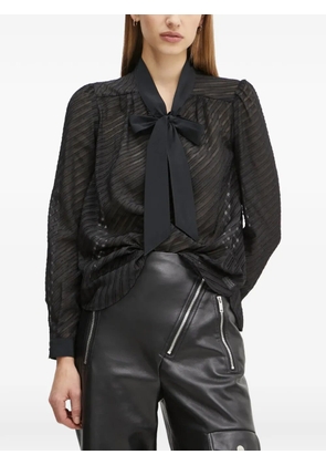 G-Star RAW bow blouse - Black