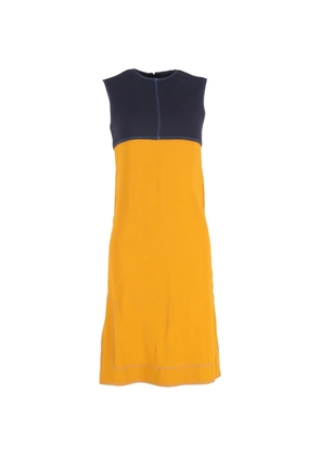 Marni Pre-Owned double-face crepe mini dress - Yellow