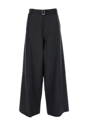 Plan C belted trousers - Grey