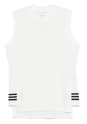 Y-3 3-stripes tank top - White