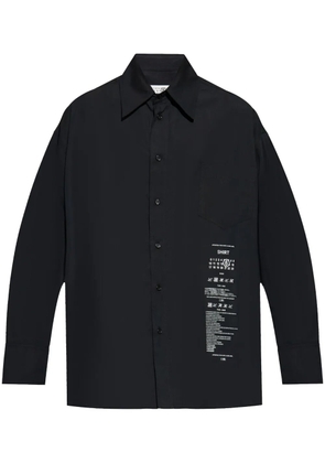 MM6 Maison Margiela numeric buttoned shirt - Black