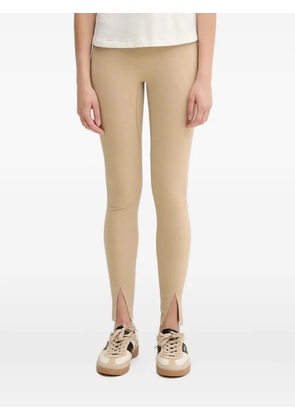 BOSS split-hem leggings - Neutrals