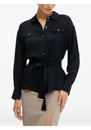 MARCIANO by GUESS belted-pocket shirt - Black