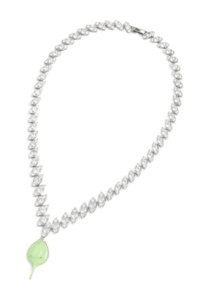Ottolinger marquise-cut stone stingray necklace - Silver
