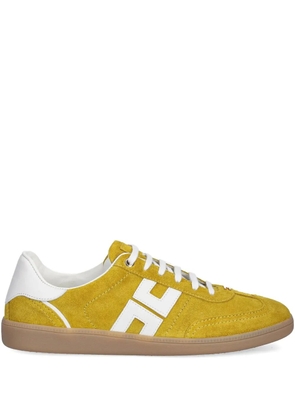 Elisabetta Franchi suede leather sneakers - Yellow