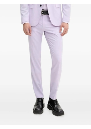 HUGO flat-front tailored trousers - Purple