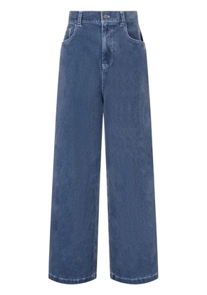 TOMBOY high-waist corduroy pants - Blue
