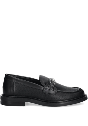 Filling Pieces chain-detail loafers - Black
