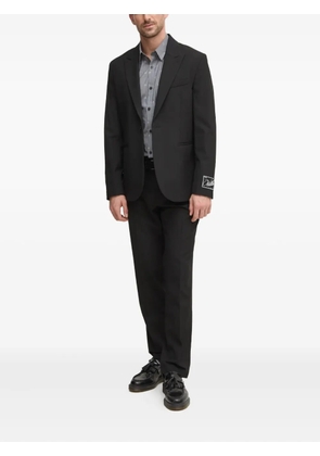 Sisley single-breasted two-piece suit - Black