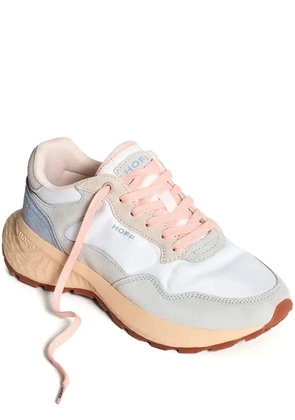 Hoff panelled lace-up low-top sneakers - Grey