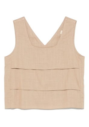 MOUTAKI panelled top - Neutrals