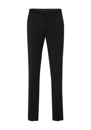 Billionaire pressed-crease trousers - Black