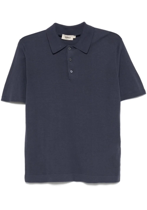 Altea fine-knit polo shirt - Blue