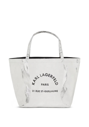 Karl Lagerfeld large Rue St-Guillaume tote bag - Grey