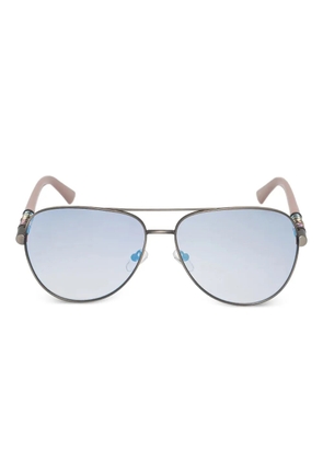 Kurt Geiger London Mayfair pilot-frame sunglasses - Silver