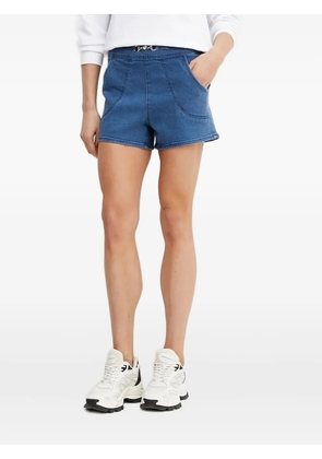 GUESS USA side-pockets denim shorts - Blue