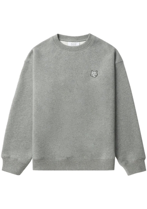 Maison Kitsuné Bold Fox Head-patch sweatshirt - Grey