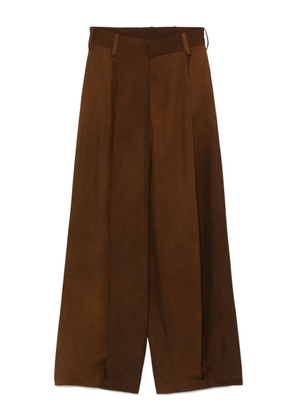 Uma Wang pleated trousers - Brown