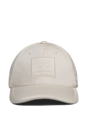 Thom Browne logo-embroidered cap - White