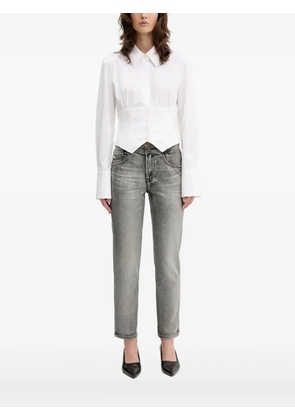 Miss Sixty cinched-waist poplin shirt - White