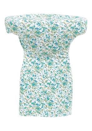 Duran Lantink padded mini dress - White