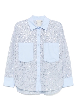 RAME laced shirt - Blue