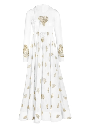 Giambattista Valli embroidered dress - White