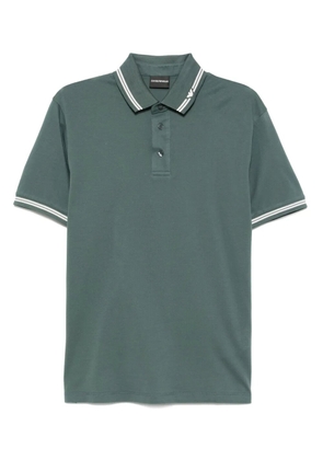 Emporio Armani piqué polo shirt - Green