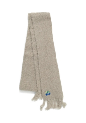 American Vintage fringed alpaca wool-blend scarf - Neutrals