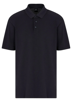Armani Exchange cotton polo shirt - Blue