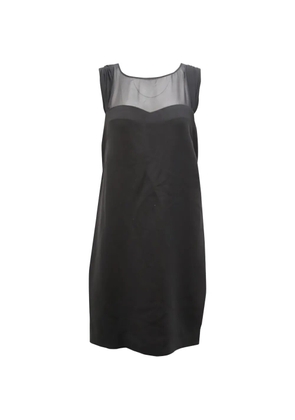 SANDRO rialto sheer dress - Black