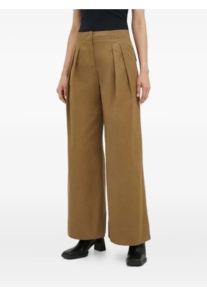 lovechild pleated-front wide-leg trousers - Brown