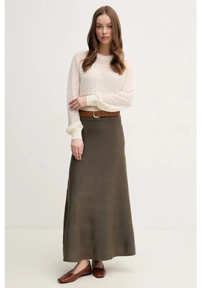 Pedro Del Hierro ribbed-knit skirt - Green