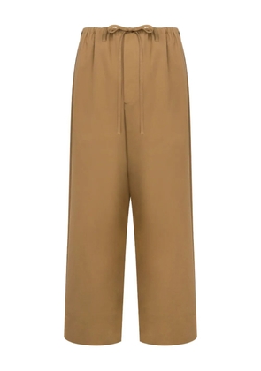 MOSCHINO JEANS cotton trousers - Brown