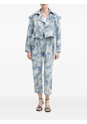 IRO cloud-print jeans - Blue