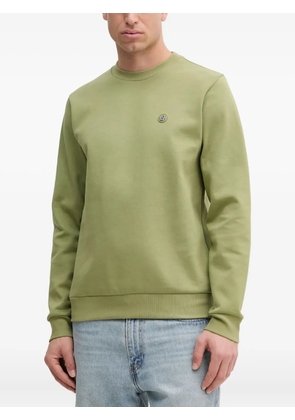 BOSS logo-patch sweatshirt - Green