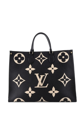 Louis Vuitton Pre-Owned OnTheGo Bicolor Monogram Empreinte Giant GM tote bag - Black