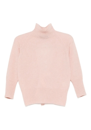 Simone Rocha cashmere turtleneck top - Pink