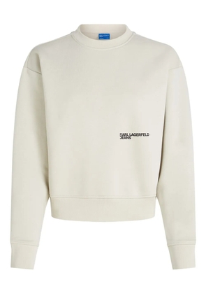 Karl Lagerfeld Jeans logo-print sweatshirt - Neutrals