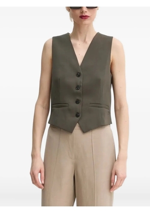 SAMSOE SAMSOE SARAMONA button-fastening vest - Green