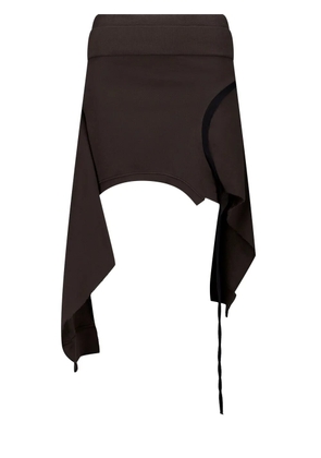 Ottolinger Upside Down mini skirt - Brown