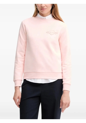 Gant logo-embroidered sweatshirt - Pink