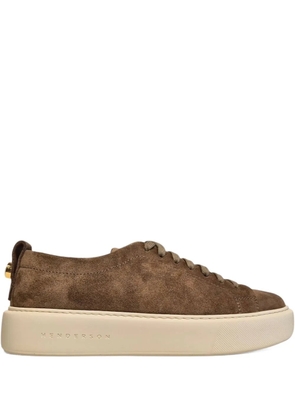 Henderson Baracco suede platform sneakers - Brown