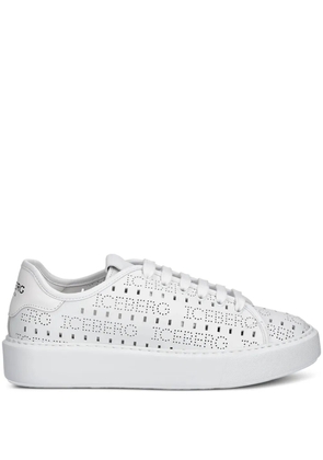 Iceberg Bozeman perforated-logo sneakers - White