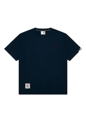 AAPE BY *A BATHING APE® logo embroidered T-shirt - Blue