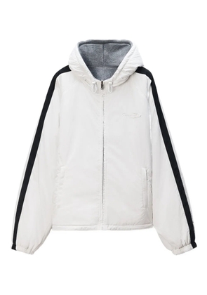 Alexander Wang reversible zip-front hoodie - Grey
