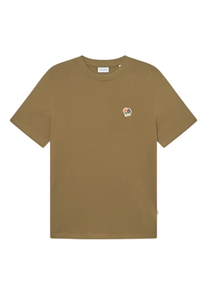 Les Deux embroidered-detail t-shirt - Brown