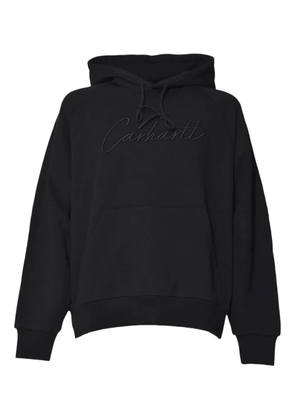 Carhartt WIP embroidered-logo hoodie - Black