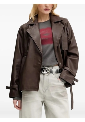 Miss Sixty lip-print long-sleeve T-shirt - Grey