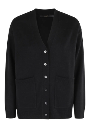 Seventy patch-pocket button cardigan - Black